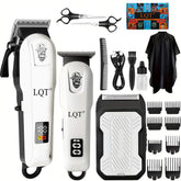 LQT Hair Clippers for Men with adjustable blades for versatile at-home haircuts.