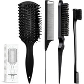 LSKHJT curl defining brush with ergonomic handle for precise styling and parting.