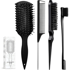 LSKHJT curl defining brush with ergonomic handle for precise styling and parting.