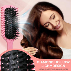 LSKHJT wild boar bristles close-up for gentle detangling