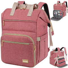 LTINVECK nail polish organizer backpack with 70 bottle capacity for mobile pros