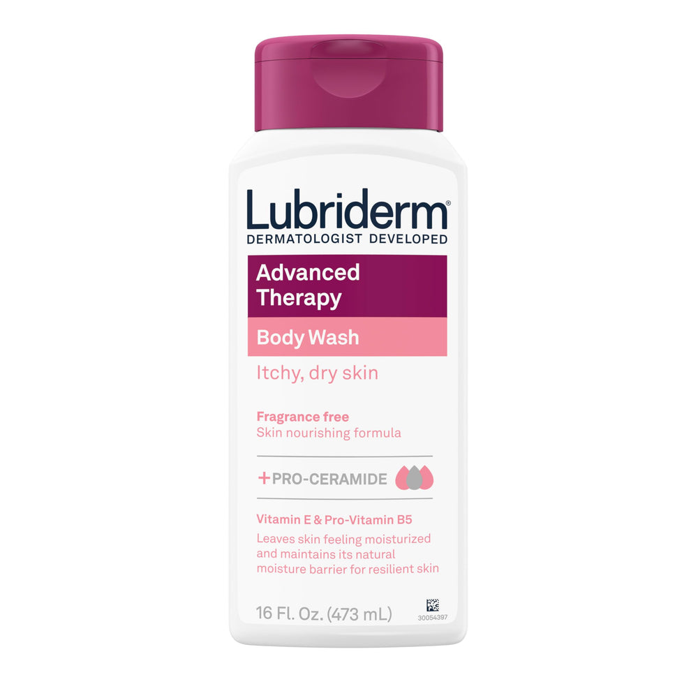 Lubriderm Advanced Therapy gel de ducha sin fragancia para piel sensible