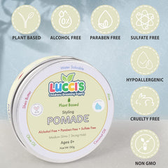 Aplicación rápida de Lucci’s para peinar cabello de bebé.