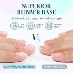 Luckyfairy no wipe top coat bottle delivers a brilliant shine without residue.