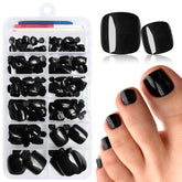 LuckForever kit uñas dedo negro 168 piezas para un pedicure rápido en casa.