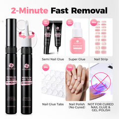 Luckyfairy remover pen dissolves semi-solid glue quickly without harsh chemicals