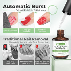 Applying Luckyfairy liquid latex around nails creates a protective barrier