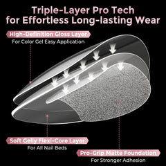 Luckyfairy back-end tips have a thin, shallow curve for natural wear comfort.