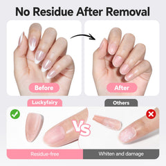 Luckyfairy acetone-free remover pen provides gentle, low-odor nail care during removal