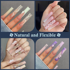 Luckyfairy XXL nail tips inner wall fits snugly for secure adhesion.