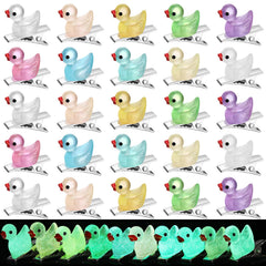 Luinabio clips pato luminosos para peinados, ideal para fiestas