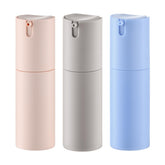 Lulupack 1oz airless pump bottle for travel, keeps moisturizer mess-free.