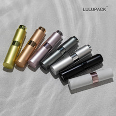 Lulupack six-pack of empty spray bottles ready for perfumes or samples.