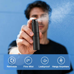 Lulupack leakproof mini atomizer prevents spills during travel