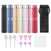 Lulupack travel perfume bottle 8ml red for on-the-go fragrance