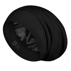 Bonete de seda LULUSILK de morera para dormir protege el cabello durante la noche.