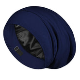 Gorra de dormir LULUSILK en seda de morera protege el cabello y reduce el frizz nocturno.