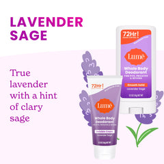 Lume barra-solida lavanda-salvia, desliza rápidamente para control de olor.