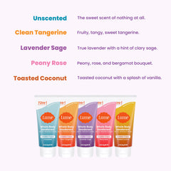 Lume Coconut Crush mini-tube with naturally derived odor control.