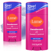 Lume Deodorant Plus Soft Powder stick for all-day freshness