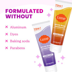 Lume invisible cream texture on hand for easy rub in