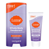 Lume invisible cream tube mini for all-day odor control