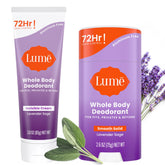 Lume Lavender Sage cream-tube ready for all-day odor control.