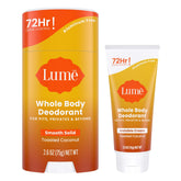 Lume invisible cream tube mini applied for all-day odor control.