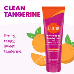 Lume smooth cream texture swatch on skin showing glide