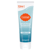 Lume Whole Body Deodorant tube front view showing all-day odor control benefits