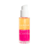 Lumene Nordic-C Valo Arctic Berry Face Oil bottle with antioxidant-rich formula for radiant skin.