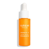 Lumene Nordic-C Valo Glow Boost Essence bottle delivers radiant hydration for daily skin.