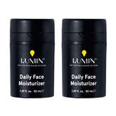 Lumin Daily Face Moisturizer for Men bottle pump showing lightweight hydration