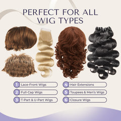 LUMORIA double-sided wig tape waterproof stands up to sweat and rain.