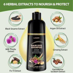 Lunory ginseng-infusion provides vitality while delivering even tint across strands