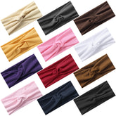 Bandas elásticas Luuao para mujer en 12 colores, aptas para cualquier peinado y sudor ligero.