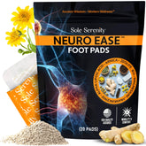 Lure Essentials Sole Serenity NeuroEase foot pad packaging enables an easy nightly foot care ritual.