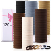 LuSeren 120-piece hair ties designed for thick hair offering no-damage hold