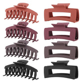 LuSeren 8 piezas pinzas para cabello grandes con agarre fuerte para peinados duraderos
