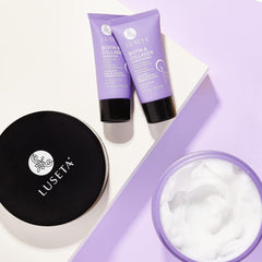Aplicacion de la mascarilla capilar Luseta para resultados saludables.