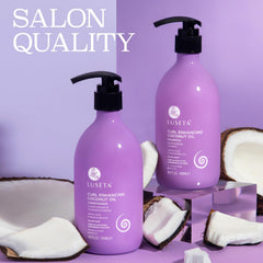 L LUSETA Luseta Coconut Oil Conditioner with rosemary leaf oil supports scalp health.