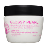 Mascarilla capilar Luseta de perla con brillo para cabello radiante.