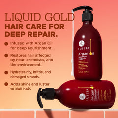 Luseta shampoo lather closeup shows rich, gentle foam