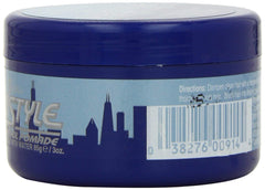 Luster's S-Curl 360 Wave Control Pomade jar closeup highlights rich texture and shine.