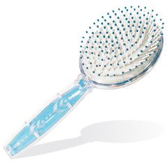 LUV HER Disney Frozen II snowflake brush back view showing Elsa portrait