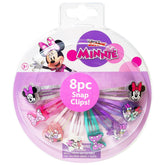 Clips Minnie de LUV HER: conjunto de 8 piezas para peinados coloridos y fáciles.
