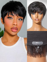 LUVME HAIR Ultra Comfort pixie cut front view for easy, on-the-go style
