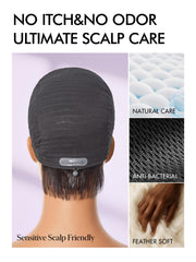 LUVME HAIR Ultra Comfort pixie side profile with flattering shape
