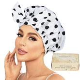 Gorro de ducha Luvruitaky con lazo ajustable para mayor confort.