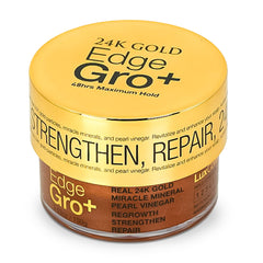 Lux Collection Edge Control Gel bottle pour showing long-lasting hold